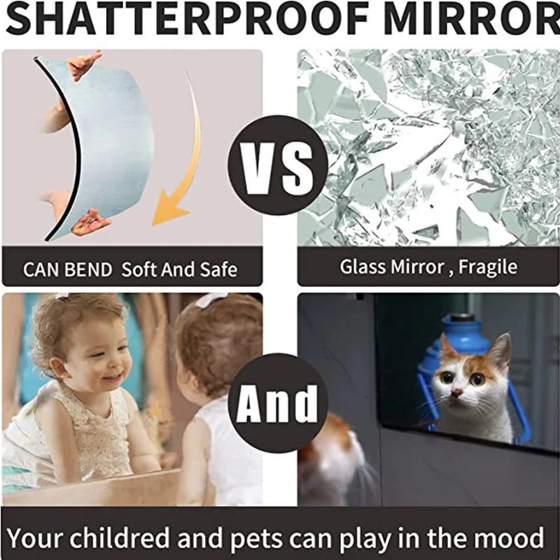 Espelho 3D Auto Adesivo