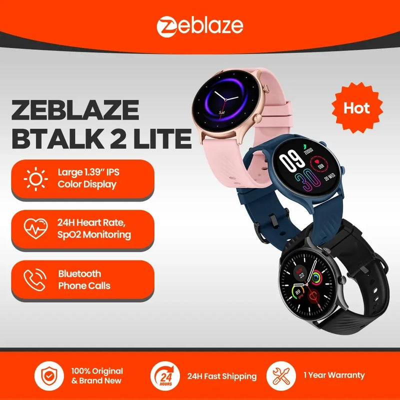 Smartwatch Relógio Inteligente Zeblaze Btalk 2 Lite