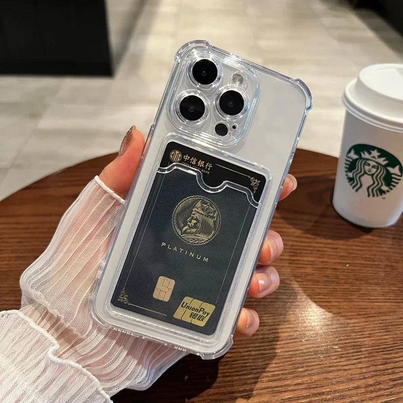 Capa Luxury com porta Cartão para Iphone